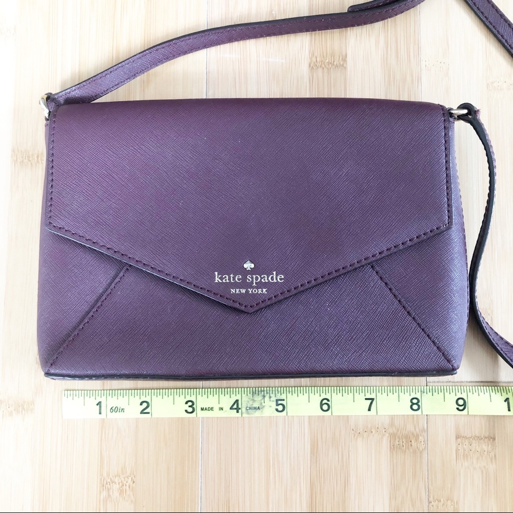Burgundy Kate Spade Satchel/Crossbody Bag - Picture 5 of 11